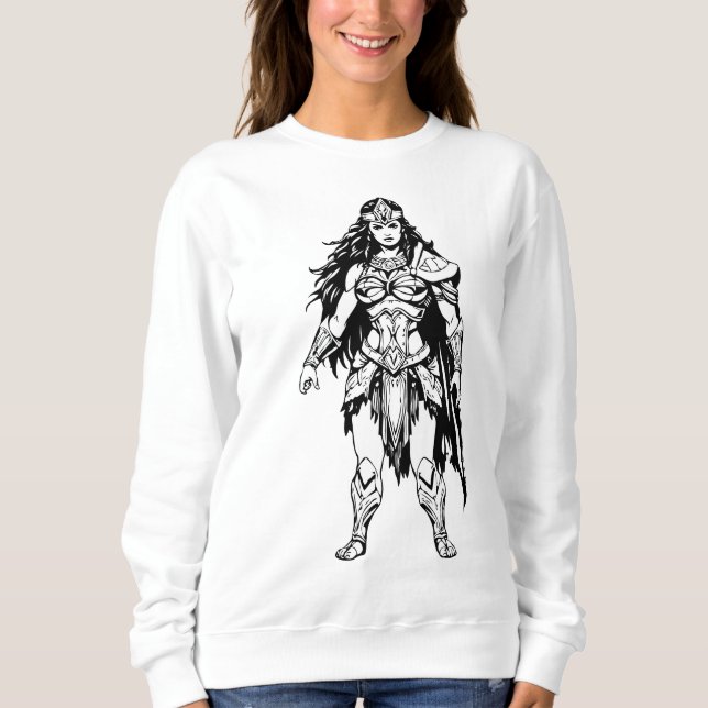 Sweatshirt Guerrier des dieux - Epic Imaginaire Design (Devant)