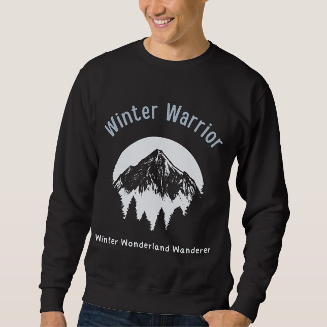 Sweatshirt guerrier d'hiver (Devant)
