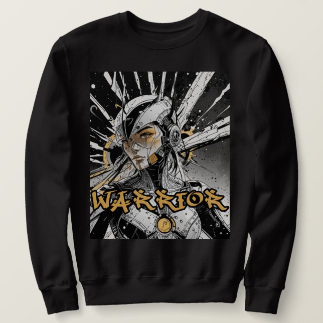 Sweatshirt guerrier manga (Design devant)