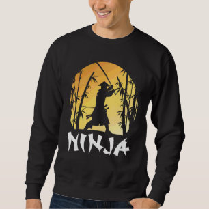 Sweatshirt Guerrier Ninja Samouraï Katana Épée Japonaise Asie