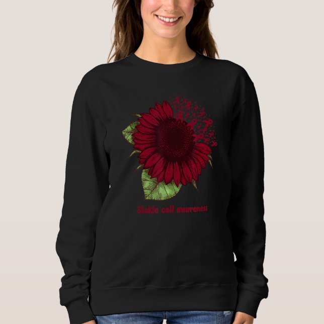 Sweatshirt Guerrier Tournesol de Sensibilisation à la Drépano (Devant)
