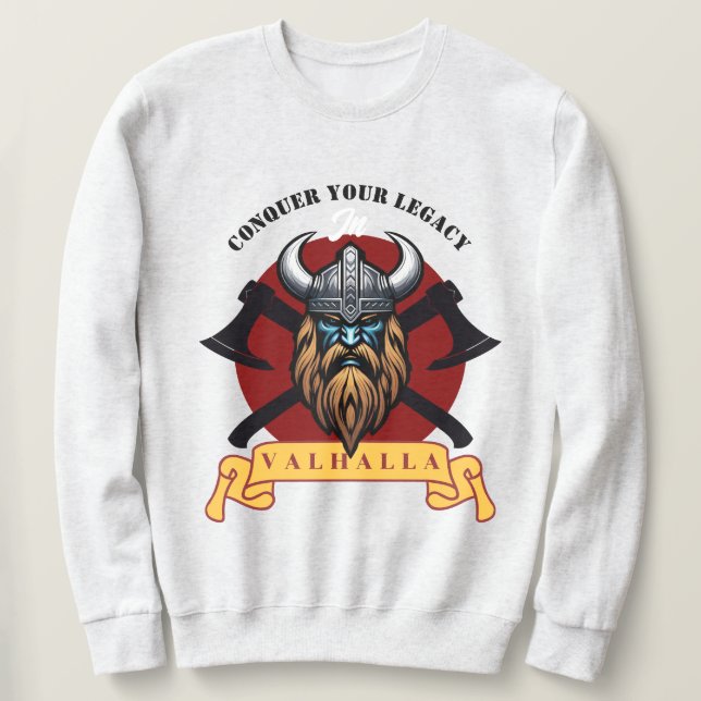 Sweatshirt Guerrier Viking (Design devant)