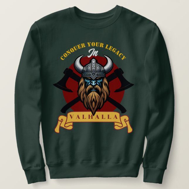 Sweatshirt Guerrier Viking (Design devant)