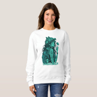 Sweatshirt Guerrière Cyberpunk Inébranlable – Casque de Loup