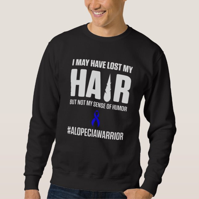 Sweatshirt Guerrière de la perte de cheveux sensibilisation à (Devant)