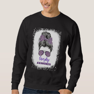 Sweatshirt Guerrière de sensibilisation au surdosage foulée n