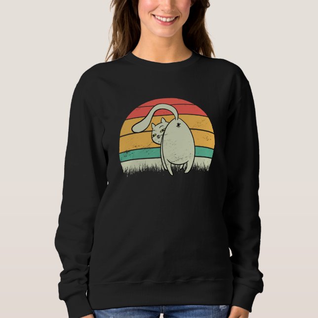Sweatshirt gueule de chat gueule de chat  chatons gueule de b (Devant)