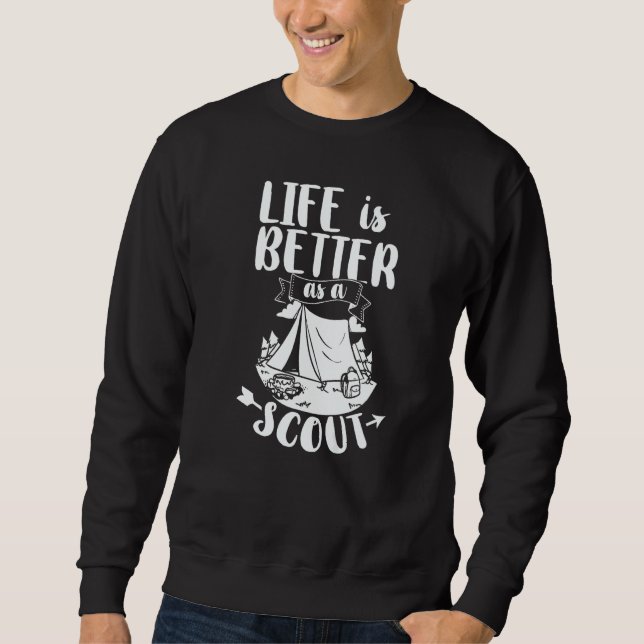 Sweatshirt Guide de scoutisme du chef scout Nœuds (Devant)