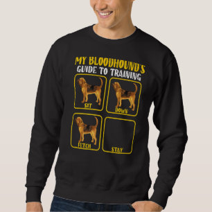 Sweatshirt Guide drôle de formation de chien de sanglier pour