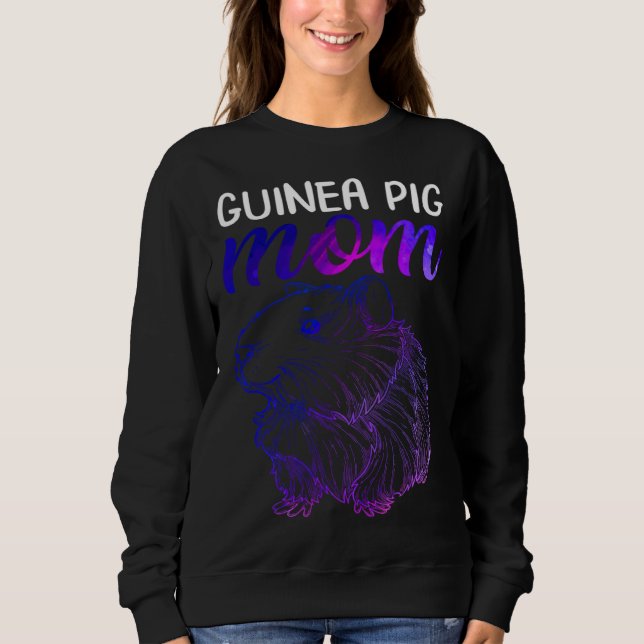 Sweatshirt Guinea Pig Mom Cute Furry Potato Cavy Guinea Mom M (Devant)