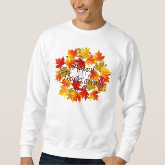 Sweatshirt Guirlande d'automne de bon thanksgiving