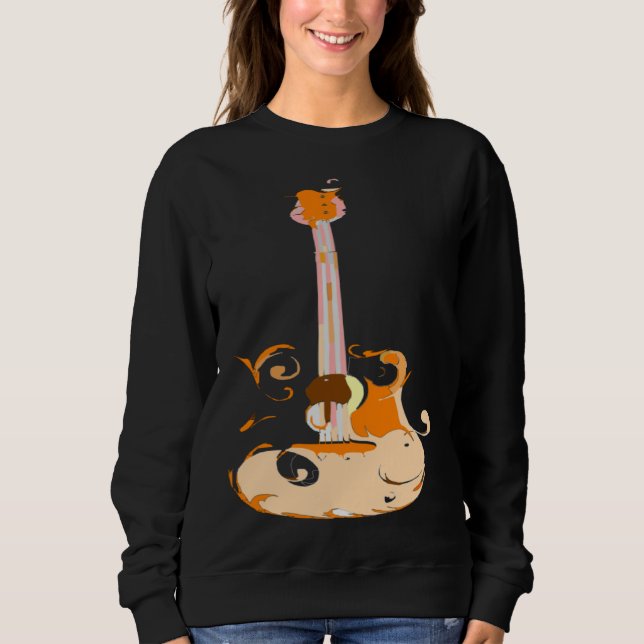 Sweatshirt Guitar In Me  Guitarist Instrument Guitar (Devant)