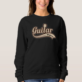 Sweatshirt Guitar Legend  Retro Guitarist Guitar Player Music