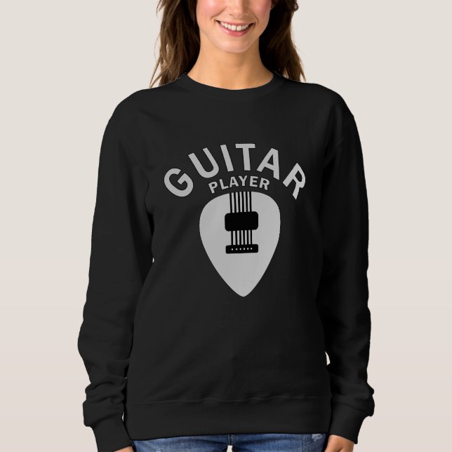 Sweatshirt Guitare Chemise Guitare Lecteur Guitare Musique Gu (Devant)