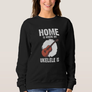 Sweatshirt Guitare Instrument Musicien Uke Hawaiian Home Ukul