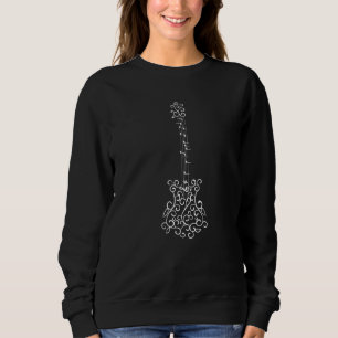 Sweatshirt Guitare Musique Guitare Mandala