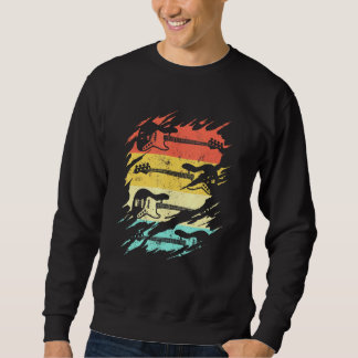 Sweatshirt Guitare Vintage pour hommes femmes groupe de musiq