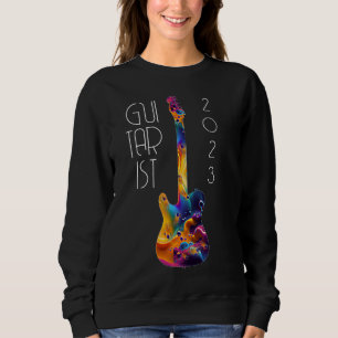 SWEATSHIRT GUITARISTE 2023 GUITARE COLORÉE GROUPE CADEAU