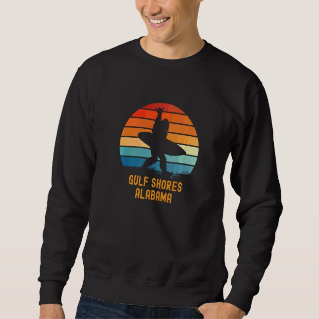 Sweatshirt Gulf Shores Alabama Sasquatch Souvenir (Devant)