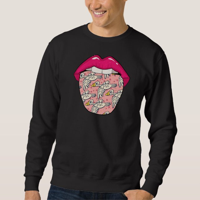 Sweatshirt Gull de mer Lèvres Oiseau de mer Mouette de mer (Devant)