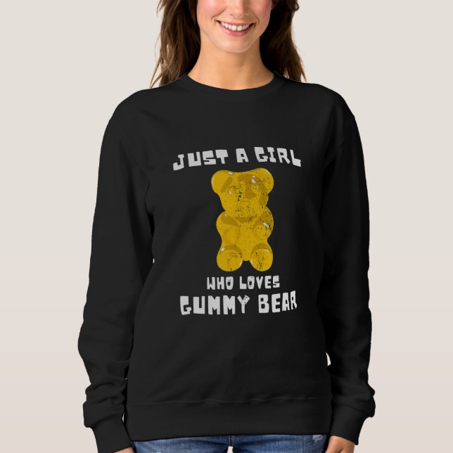 Sweatshirt Gummies Fruity Bears Candy Juste Une Fille Qui Aim (Devant)
