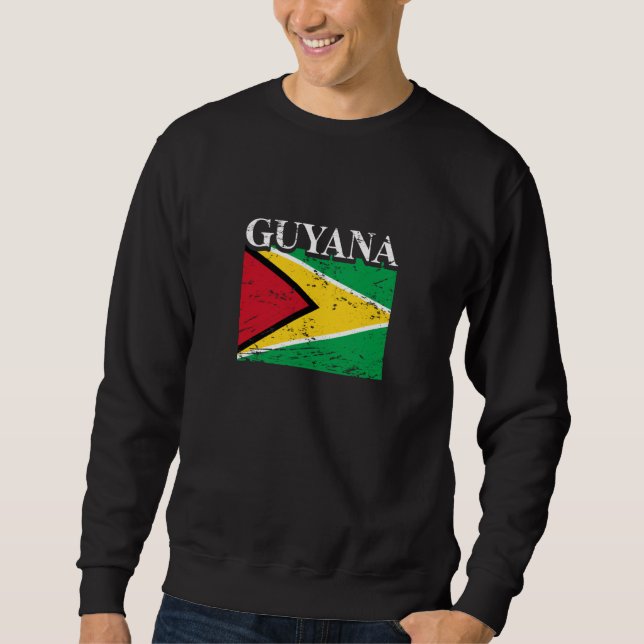 Sweatshirt Guyana African Pride and Heritage  1 (Devant)