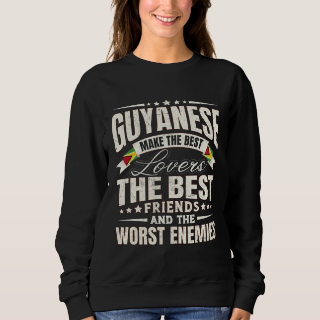 Sweatshirt Guyana Best  Guyanese Men & Women (Devant)