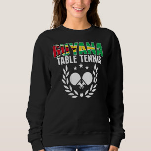 Sweatshirt Guyana Ping Pong   Équipe guyanienne de tennis de 