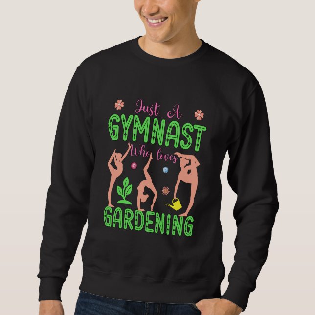 Sweatshirt Gymnastics Gardening Gymnast Aerobics Acrobat Fan (Devant)