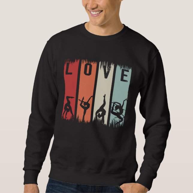 Sweatshirt Gymnastics Gymnast Aerobics Acrobat Love (Devant)