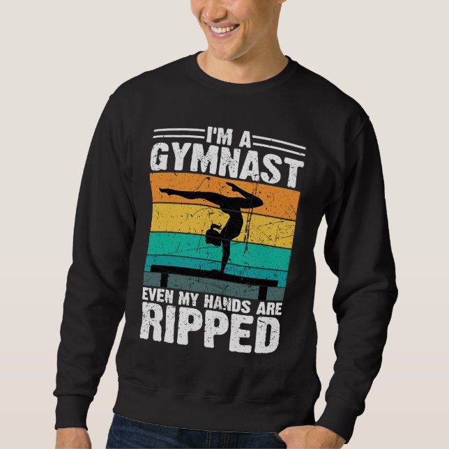 Sweatshirt Gymnastics Women men Girls Teens Gymnast Dance Ret (Devant)