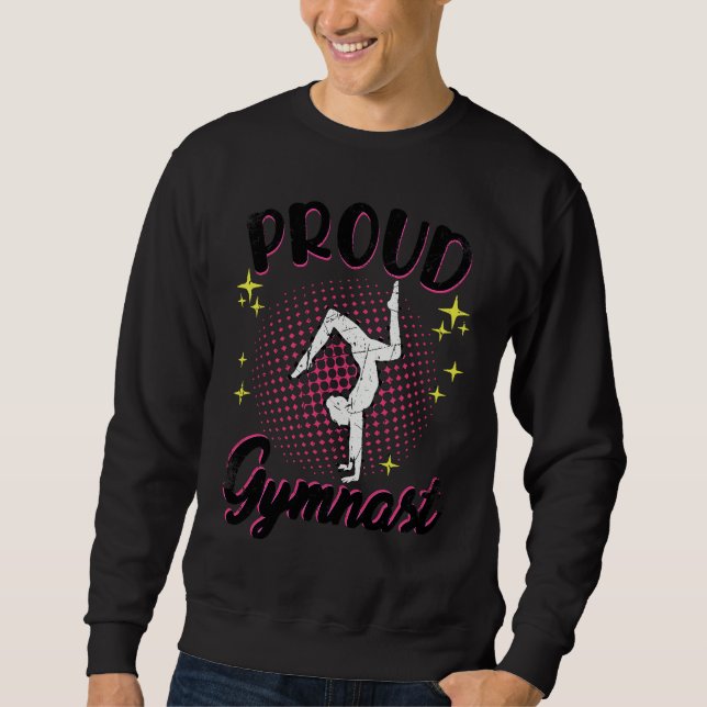 Sweatshirt Gymnastics Women men Girls Teens Gymnast Dance Ret (Devant)