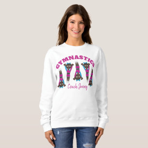 Sweatshirt GYMNASTIQUE Personnalisé Gym Enseignant Tumbling C