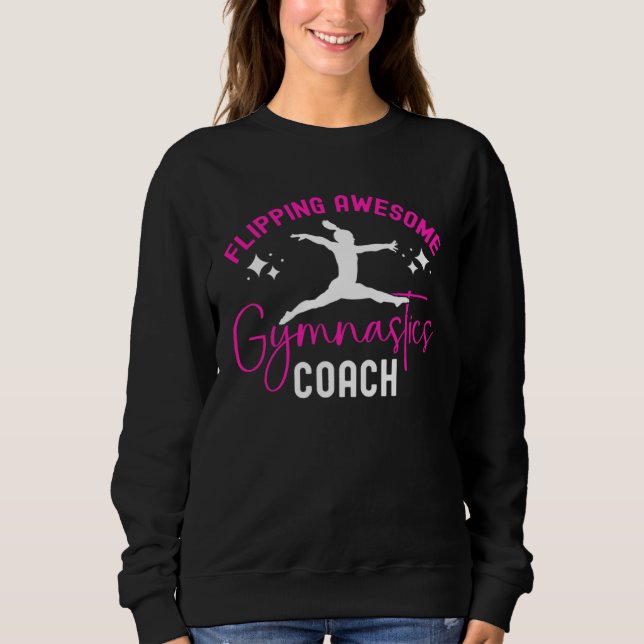 Sweatshirt Gymnasts Trainer Gymnastics Coach (Devant)