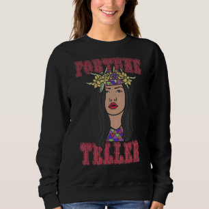 Sweatshirt Gypsy Fortune Teller Psychique Carnaval Vintage Ci