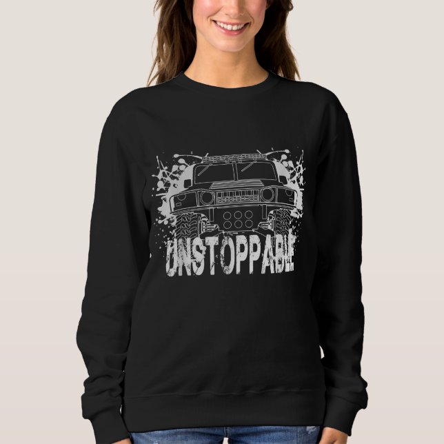 Sweatshirt H1 Hummer non stoppable (Devant)