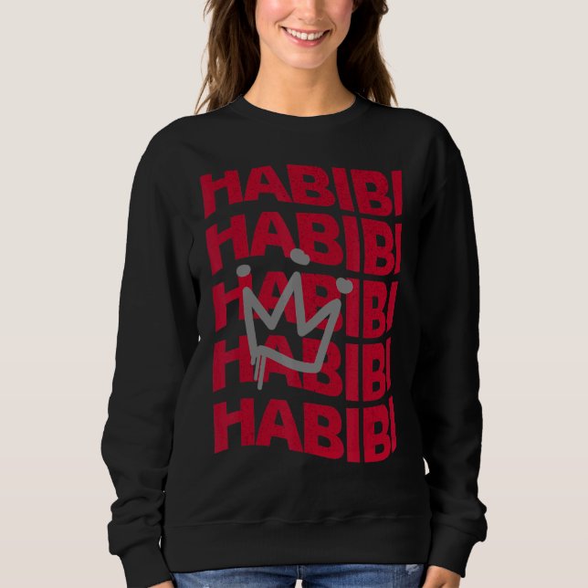 Sweatshirt Habibi arabe 1 (Devant)