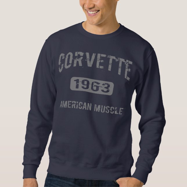 Sweatshirt Habillement 1963 de Corvette (Devant)
