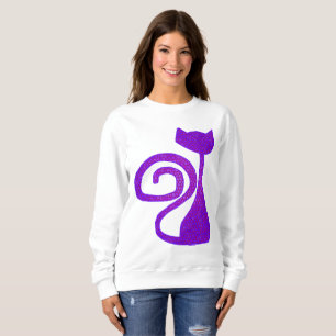 Sweatshirt Habillement de chat de Bouclé-Queue