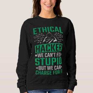 Sweatshirt Hacker Code informatique éthique Hacker Cybersécur