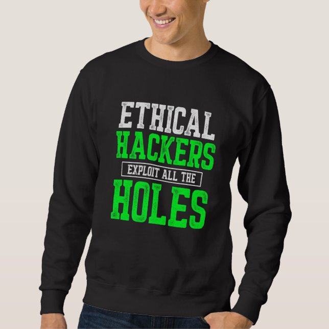 Sweatshirt Hacker éthique Cybersécurité It Pen Tester 1 (Devant)