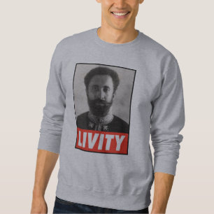 Sweatshirt Haile Selassie Jah Rastafari Livity Love Sweater