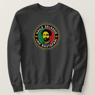 Sweatshirt Haile Selassie Jah Rastafari Rasta Roots Sweater