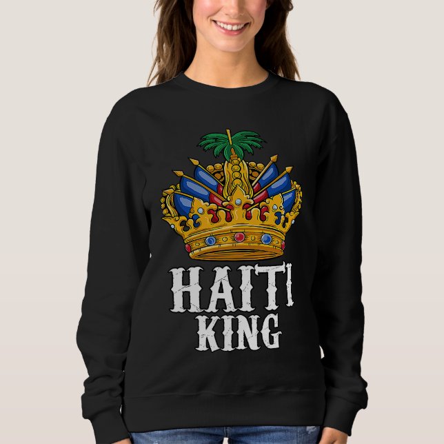 Sweatshirt Haiti Haitian Flag Day Proud Prince Boy Ayiti Kid  (Devant)
