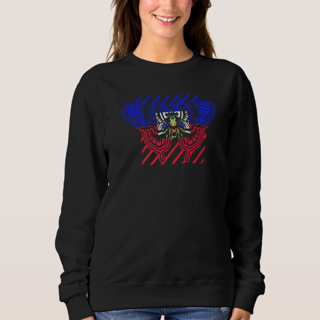 Sweatshirt Haïti Papillon Haïtien  2 (Devant)