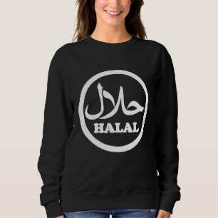 Sweatshirt Halal Muslim Islam Islamique Diet Alimentation Ali
