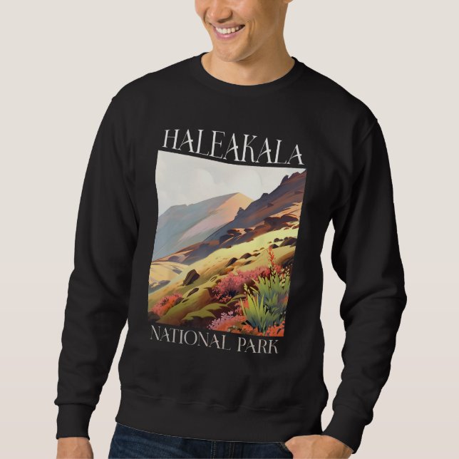 Sweatshirt Haleakala National Park Maui Hawaii Nature Hiking  (Devant)
