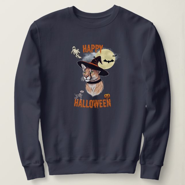 Sweatshirt halloween animals (Design devant)