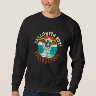 Sweatshirt Halloween Bat Yellowstone