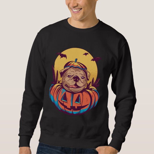 Sweatshirt HALLOWEEN CARLIN Cadeau parfait Pour vous et amis  (Devant)
